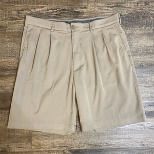 ProTour Mens Golf Shorts 34/36 Khaki Country Club Dadcore Preppy Golfcore Resort